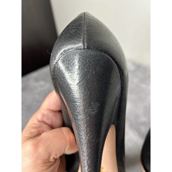 Prada Peeptoe Platform Heels 40 - Picture 13 of 16